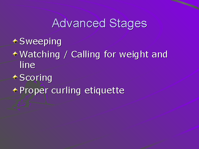 Advanced stages